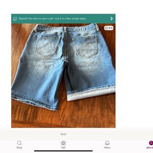 Copperflash Bermuda denim short. Size 10.